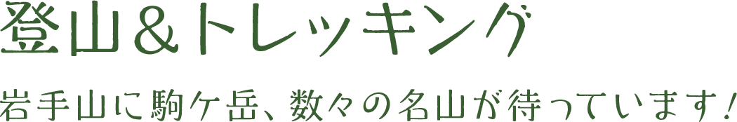 登山＆トレッキング